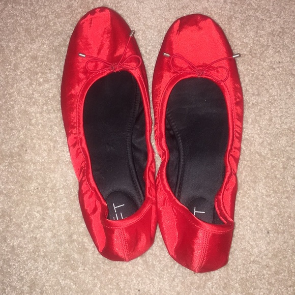 LOFT Shoes - Red Slip on Flats